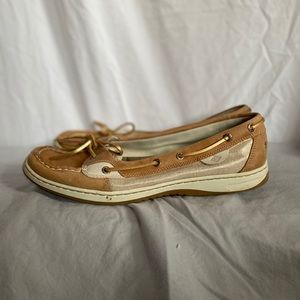 Womens Sperry Angelfish Metallic Boat Shoes